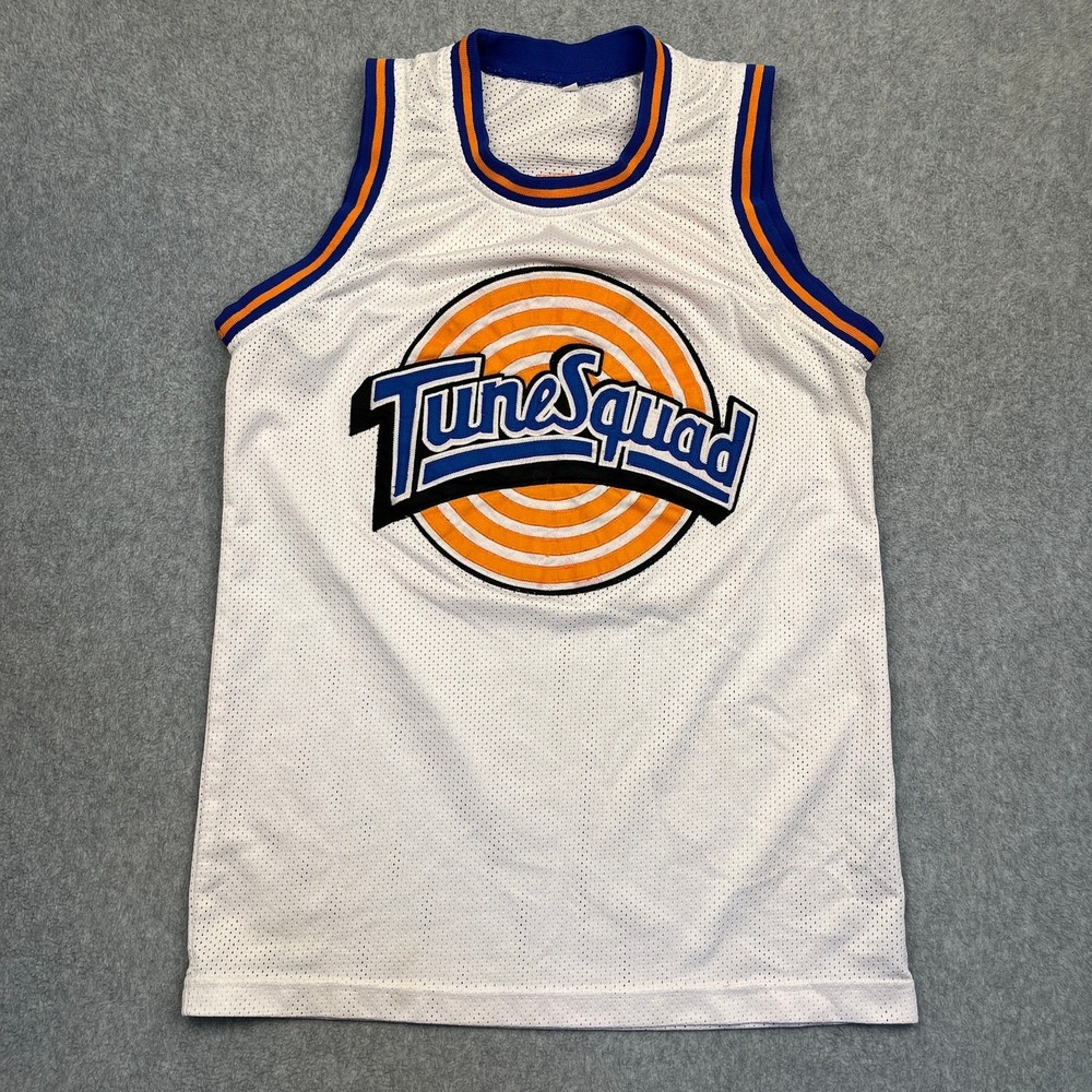 Unbranded Basketball Jersey Mens Small White Michael Jordan Toon Squad Space Jam
